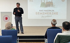 Hacı adaylarına uygulamalı seminer verildi